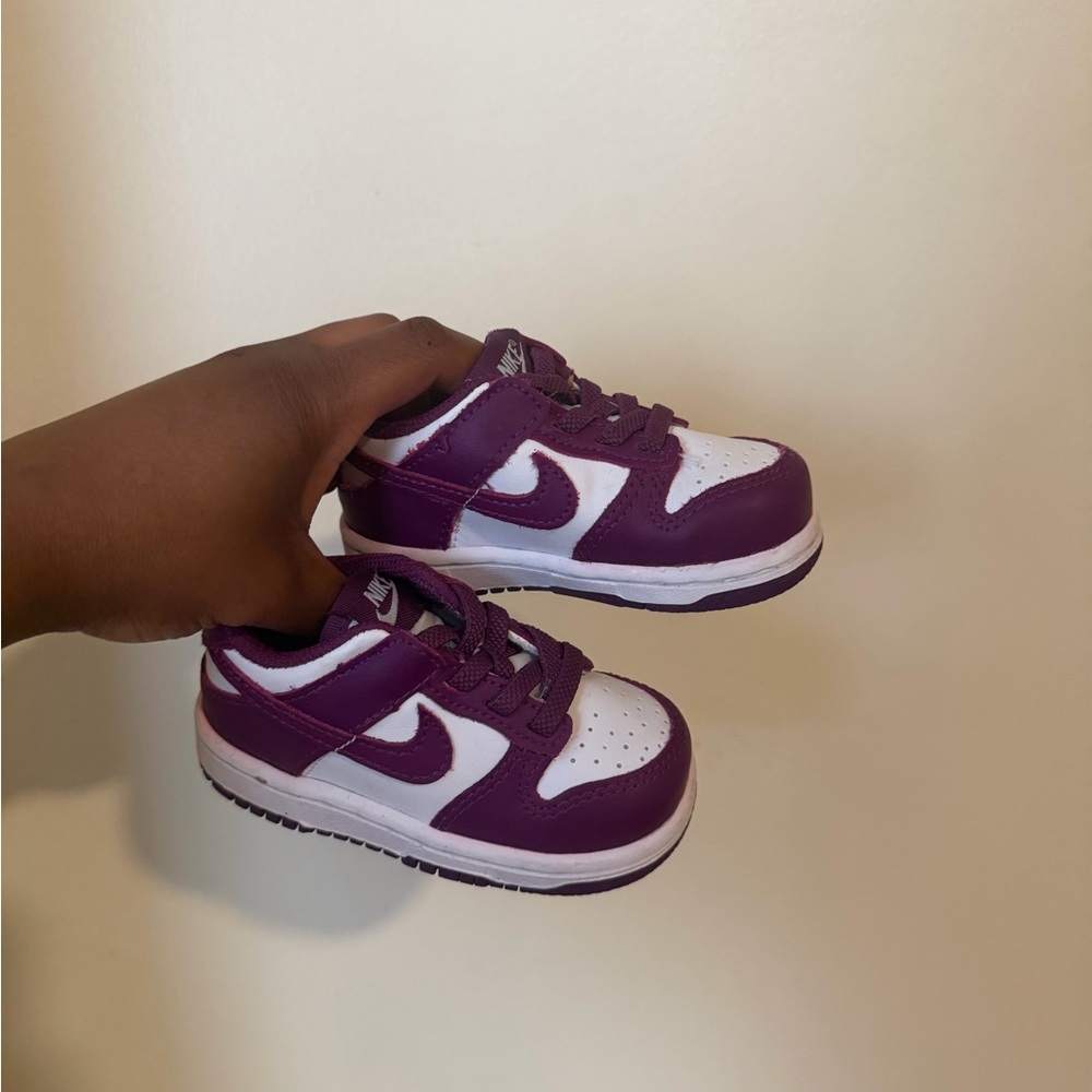 Nike Kids Purple and White Sneakers